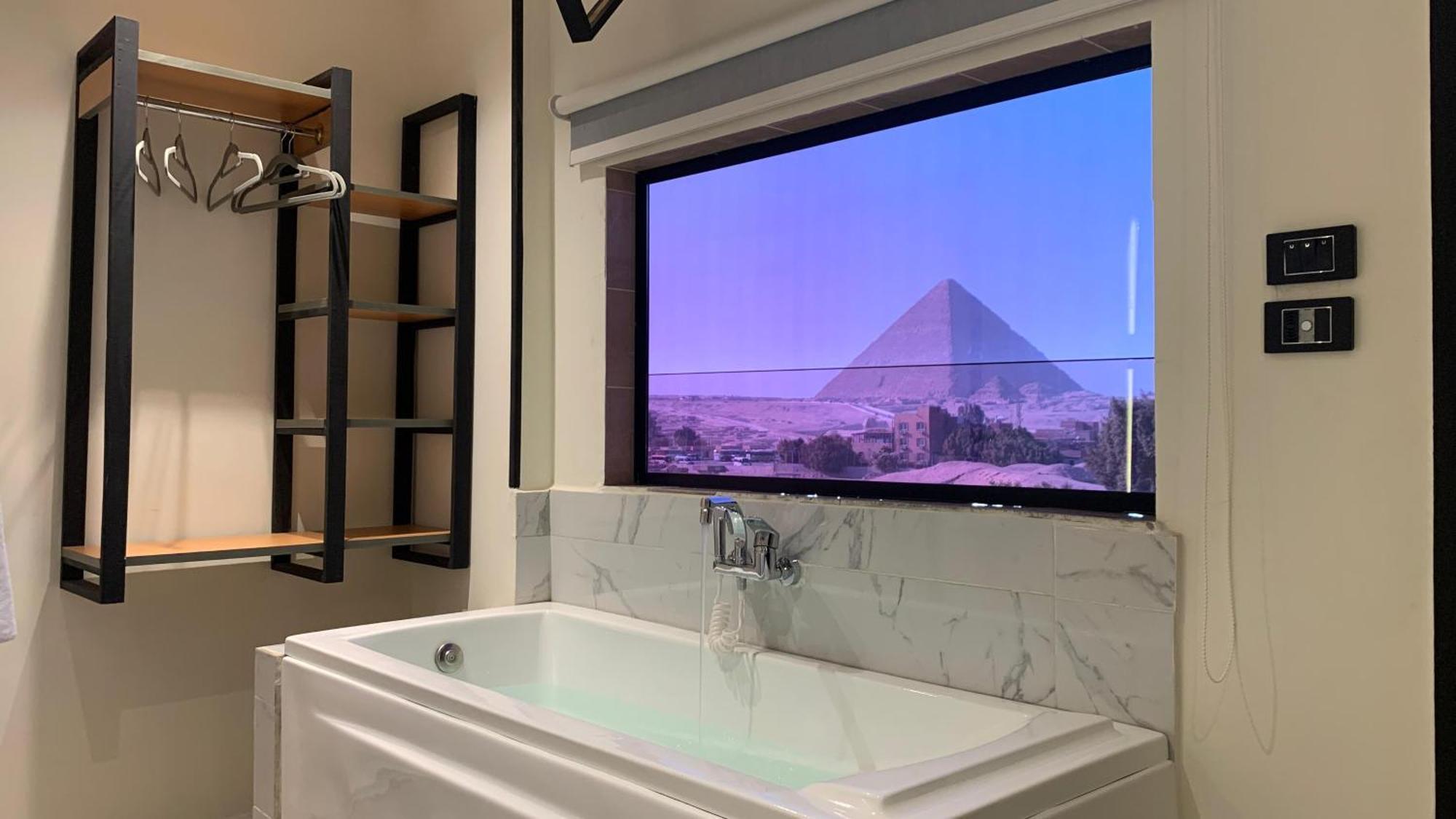 Capo Pyramid Hotel Kafret el-Gabal Екстериор снимка